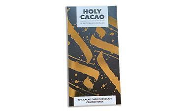 שוקולד מריר 70% קקאו
קמינו ורדה HOLY CACAO