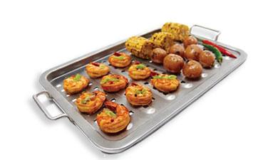 מגש נירוסטה שטוח
Broil King