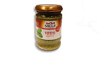 פסטו בזיליקום
190 גרם SACLA