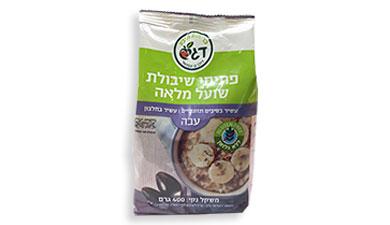 שיבולת שועל
מלאה עבה 400 גרם, ללא גלוטן