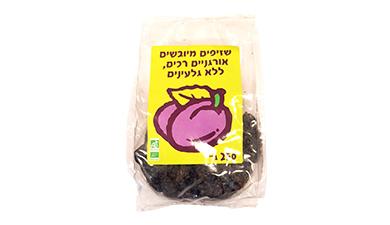 שזיפים מיובשים 250 גר', נטורפוד, אורגני