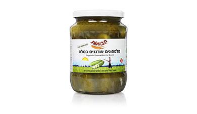 מלפפונים במלח
670 גרם תבואות, אורגני