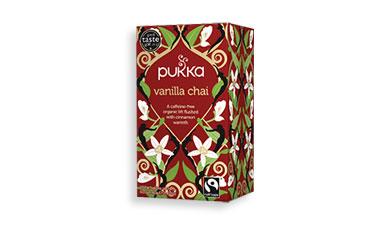 חליטת צ'אי וניל אורגנית 40ג' - PUKKA, אורגני