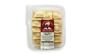 רביולי תרד וריקוטה
pasta della casa