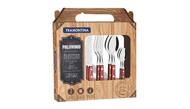 סכו"ם סט 24
חלקים TRAMONTINA, פרימיום