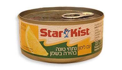 טונה בהירה עם לימון
112 גרם STAR KIST