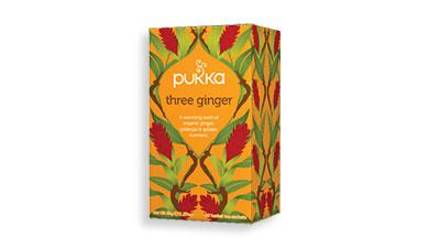 חליטת "3 ג'ינג'ר" אורגנית 36ג' - PUKKA