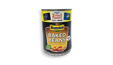 שעועית אפויה בעגבניות
410 גרם Branston