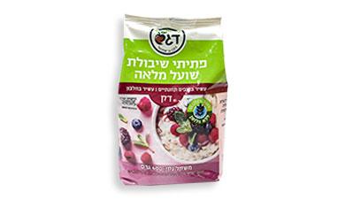 שיבולת שועל
מלאה דק 400 גרם, ללא גלוטן