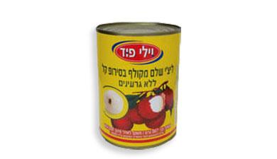 ליצ'י מקולף ללא גרעינים
500 גרם וילי פוד