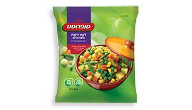 לקט אפונה תירס וגזר
סנפרוסט 700 גרם