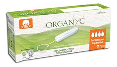טמפון ללא מוליך סופרפלוס 16יח' - ORGANYC, אורגני