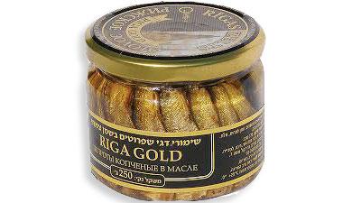 דגי שפרוטים בשמן
250 גרם RIGA GOLD