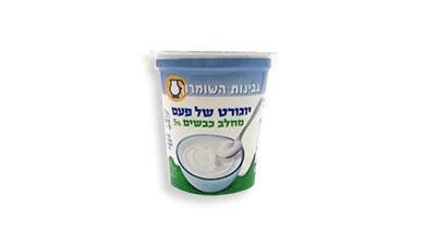 יוגורט חלב כבשים 5% 
גבינות השומרון 180 גרם