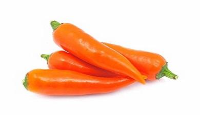 פלפל שושקה כתומה כ 500 גרם למארז.