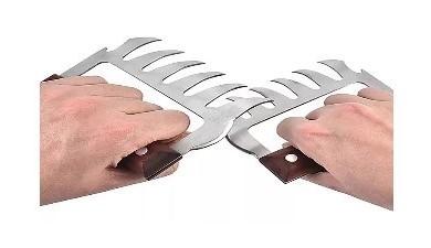 זוג מסרק/טפר דב מ נירוסטה  