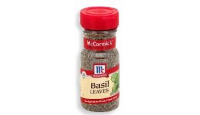 עלי בזיליקום מיובשים
35 גרם McCormick