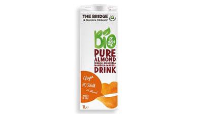 משקה שקדים 6% אורגני טהור 1 ליטר - The Bridge, אורגני