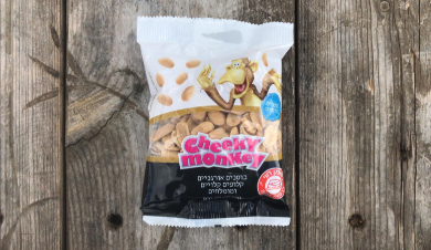 בוטנים אורגניים צ'יקי מאנקי 50 גרם, אורגני