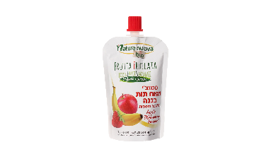 סמוצ'י תפוח תות בננה
100 גרם Natura nuova, אורגני