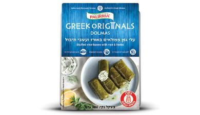 עלי גפן ממולאים באורז ועשבי תיבול 200 גרם Palirr