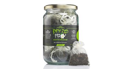חליטה תה ירוק יסמין 
צנצנת  (20 שקיקים )