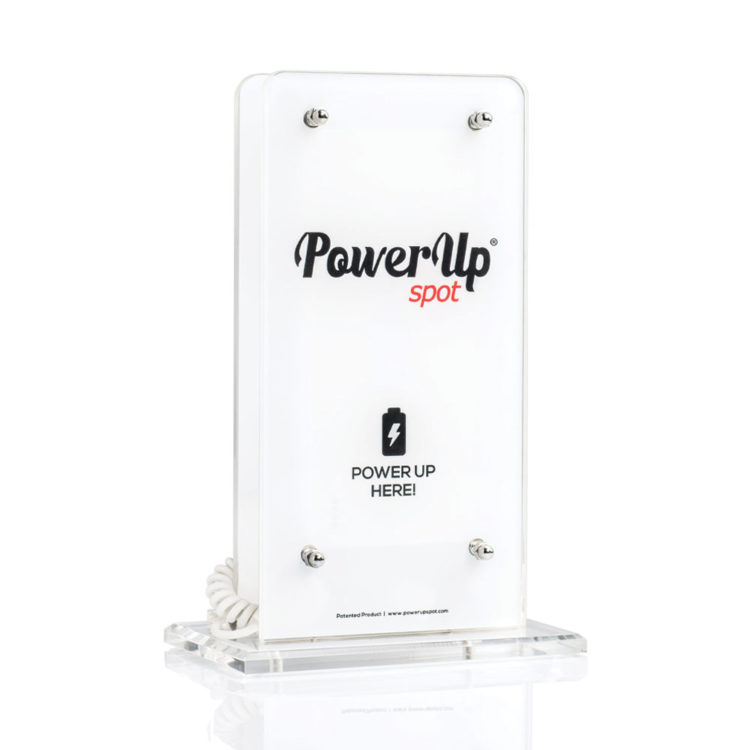 Power Up Spot® Table Top Professional Charger with Custom Printing