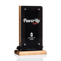 Power Up Spot® Table Top Professional Charger with Custom Printing