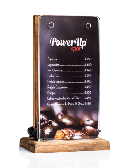 Power Up Spot® Επιτραπέζιος Φορτιστής για Καφετέριες, Μπαρ, Εστιατόρια, Ξενοδοχεία κλπ με Λογότυπο