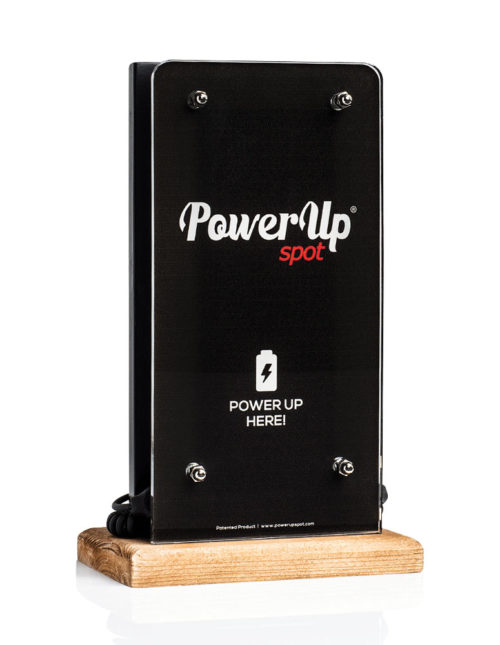 Power Up Spot® Επιτραπέζιος Φορτιστής για Καφετέριες, Μπαρ, Εστιατόρια, Ξενοδοχεία κλπ με Λογότυπο