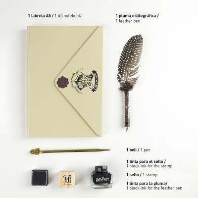 Conjunto de Papelaria para Caligrafia Harry Potter – Pack 4