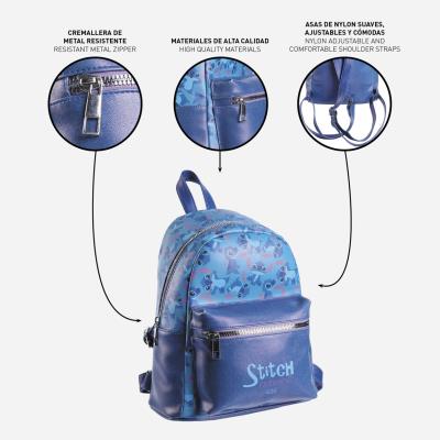Mochila de Couro Casual Stitch