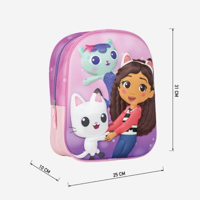 Mochila 3D Infantil Casa de Bonecas Gabby – Pack 12