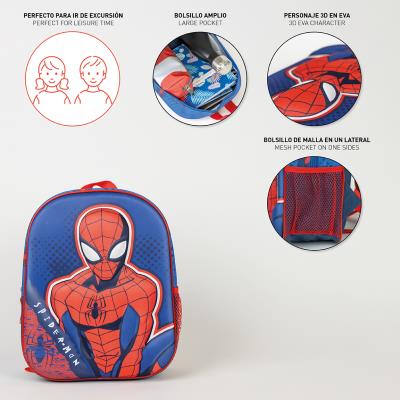 Mochila Infantil 3D Spider-Man para Escolas – Pack 2