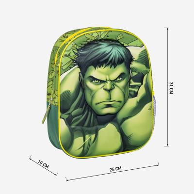 Mochila Infantil 3D Hulk Avengers – Pack 2