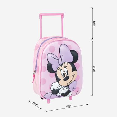 Mochila Trolley 3D Infantil Minnie Mouse – Pack 2