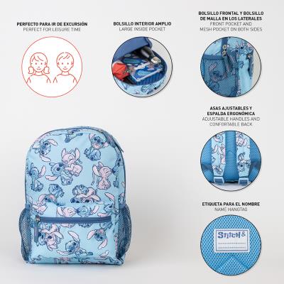 Mochila Infantil Estampada Stitch para Lazer – Pack 2
