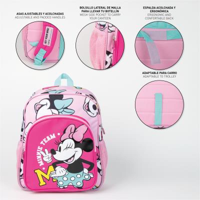 Mochila Escolar Média 38 cm Minnie Mouse – Pack 6