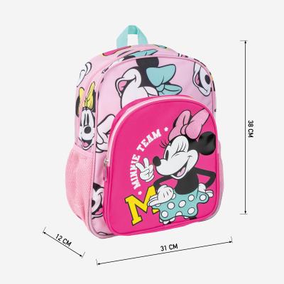 Mochila Escolar Média 38 cm Minnie Mouse – Pack 6