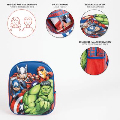 Mochila Infantil 3D Avengers – Pack 2