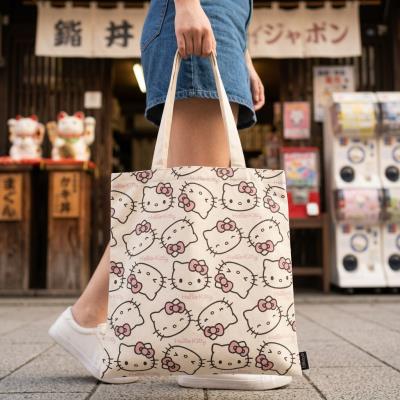 Bolsa de Compras Hello Kitty – Funcionalidade e Estilo – Pack 4