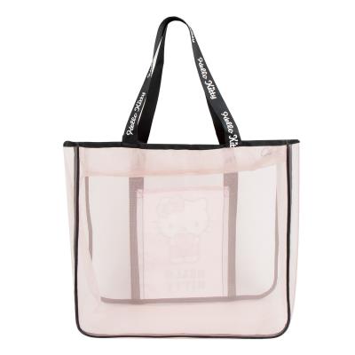 Bolsa de Praia Premium Hello Kitty – Elegância à Beira-Mar – Pack 2