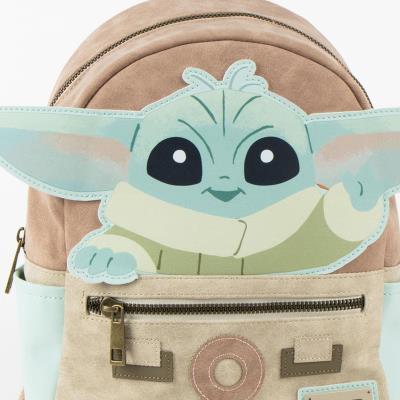 Mochila Casual de Couro Grogu – A Mandalorian – Pack 2