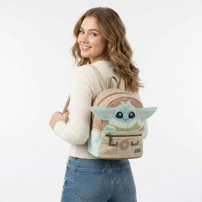 Mochila Casual de Couro Grogu – A Mandalorian – Pack 2
