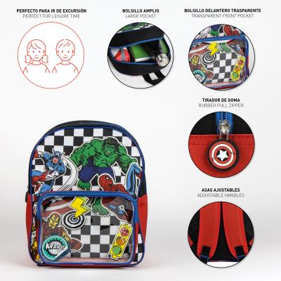 Mochila Infantil Avengers – Pack 12