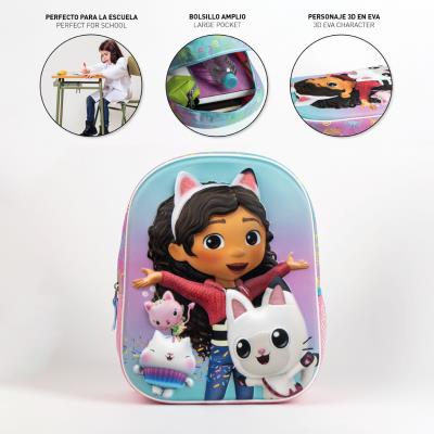 Mochila Infantil 3D Casa de Bonecas de Gabby – Pack 2