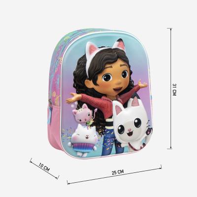 Mochila Infantil 3D Casa de Bonecas de Gabby – Pack 2