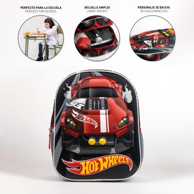 Mochila 3D Hot Wheels para Crianças – Pack 2