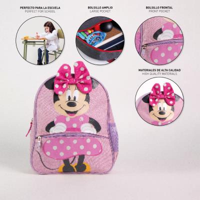 Mochila Escolar Infantil Minnie Mouse – Pack 6