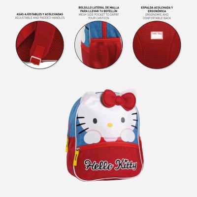 Mochila Escolar Infantil Hello Kitty – Pack 6